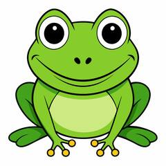 Frog art vector illustration