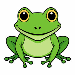 Frog art vector illustration