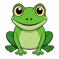Frog art vector illustration