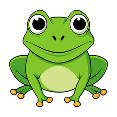 Frog art vector illustration