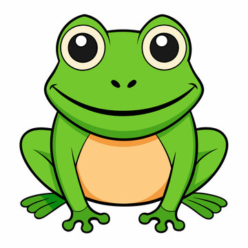 recommend clip art: Frog art vector illustration