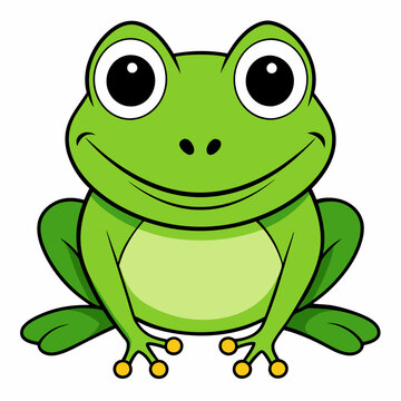 recommend clip art: Frog art vector illustration