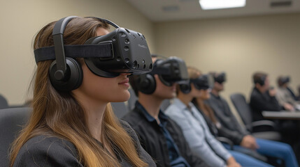 Virtual reality training session