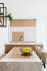 Cozinhas bonitas, design de interiores