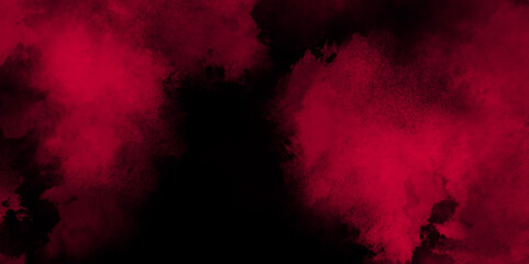 Abstract background with Scary Red and black horror background. Textured Smoke. Old vintage retro red background texture. Abstract dirty rustic fire red texture. Old vintage retro black background .