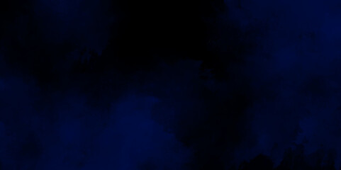 Obraz premium Colorful winter blue ink and watercolor textures on white paper background. Light ink canvas for modern creative grunge design. Watercolor on deep dark blue paper black background. 