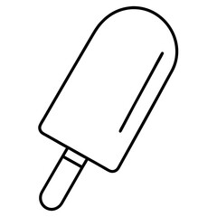 Paletas black vector illustration