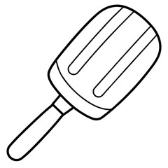 Paletas black vector illustration