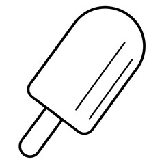 Paletas black vector illustration