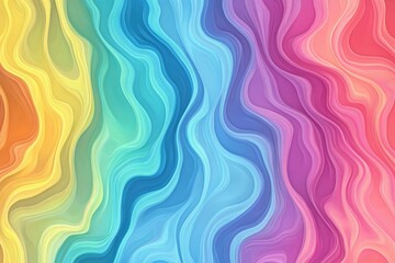 Vividly colored, artistic wave pattern that adds a sense of movement to any design or decoration.