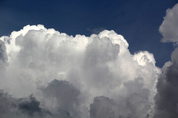 clouds with blue sky background