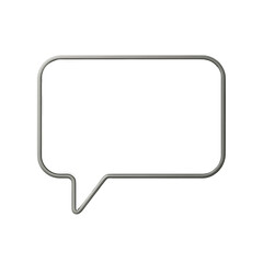 please speech bubble on transparent background