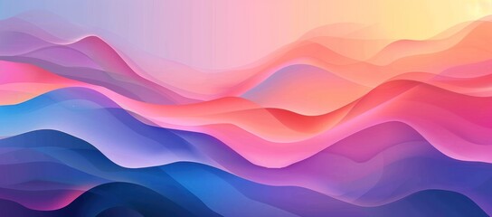 Fototapeta premium Abstract Colorful Waves
