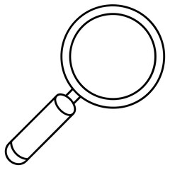 Magnifier art vector illustration