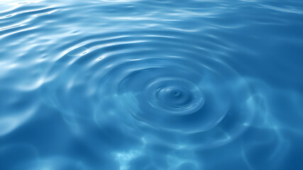 Obraz premium Soft Water Ripple Background with Space for Text. Generative AI