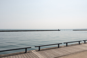 Obraz premium pier on the lake