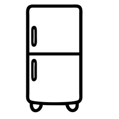 Line drawing of household appliances icons