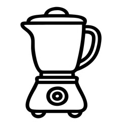 Line drawing of household appliances icons