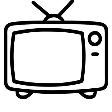 recommend clip art: Line drawing of household appliances icons