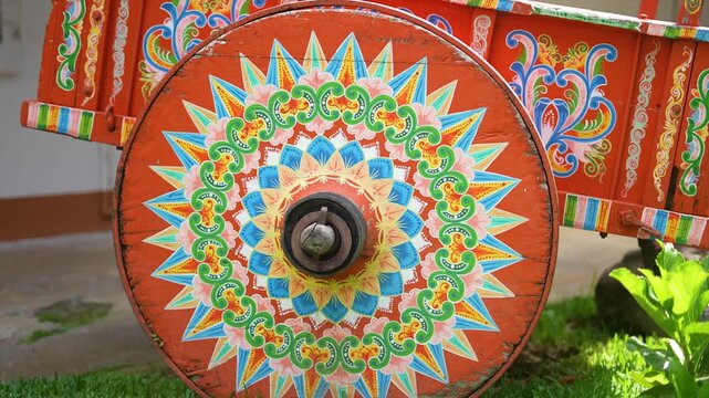 Ox Carts A National Symbol in Costa Rica, The Painted Oxcarts, Traditional decorated Costa Rican ox cart, Family tradition