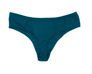 Lady's underwear cotton on isolated background.