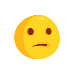 Confused or Unsure Face Emoji

