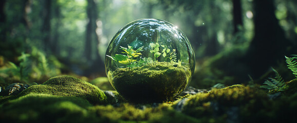 Glass Globe Forest.