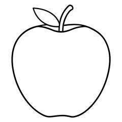 A apple on