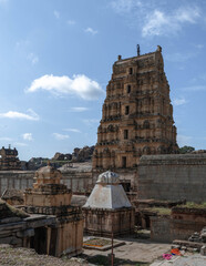 Virupaksha Temple is a place of pilgrimage. Hampi. India.