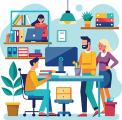 Business people office life