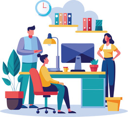 Business people office life