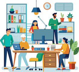 Business people office life