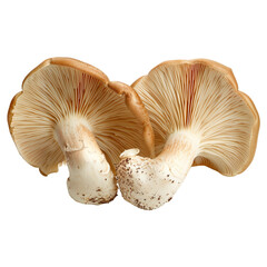 King Trumpet Mushroom on a transparent background