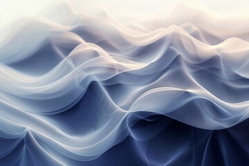 Fototapeta premium An abstract depiction where misty contours blend seamlessly to create a soft, atmospheric effect. The gentle transitions and hazy outlines evoke a sense of depth and tranquility, highlighting the ethe