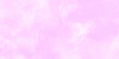 Natural shiny and soft light watercolor blurry cloudy pink fluffy view sky wallpaper texture. Colorful beautiful sky pink color light grunge, wall background.