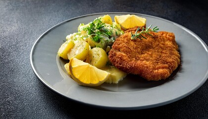 Wiener Schnitzel with potato salad