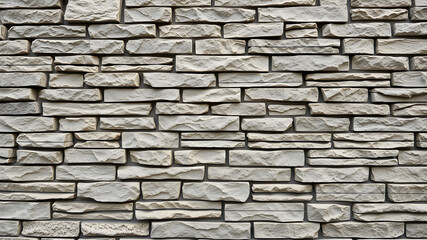 Obraz premium Textured Stone Wall Background with Space for Text. Generative AI