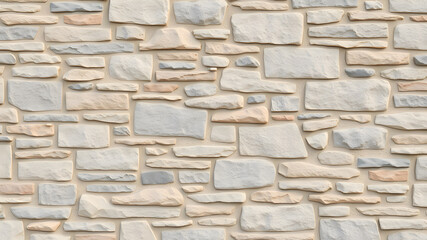 Textured Stone Wall Background with Space for Text. Generative AI