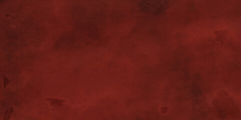 Red old wall watercolor grunge horror dirty paint. acrylic surface blank dark closeup rough maroon luxurious structure aged antique smooth background.