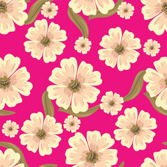 beautiful ditsy floral seamless background