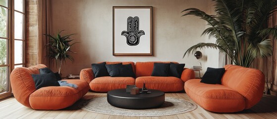 Hamsa Hand Bohemian Home Judaism, Islam Religion Spiritual Symbol