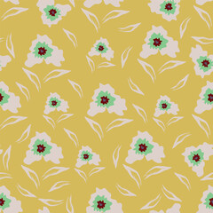 cute flower pattern image for fabric textile or wall decoration