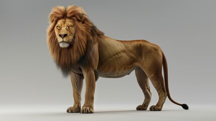 Obraz premium Majestic Lion Portrait