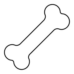 Fototapeta premium Dog bone Art vector illustration