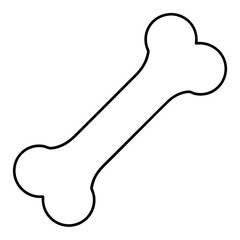 Fototapeta premium Dog bone Art vector illustration