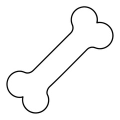 Dog bone Art vector illustration