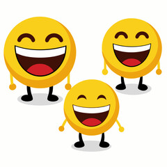 Emoji Art vector illustration