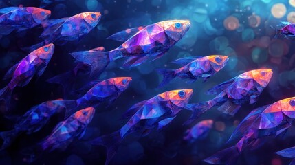 Geometric Fish Swarm