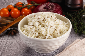 Indian cuisine jeera basmati rice