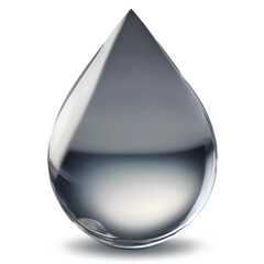 Fototapeta premium drop of water isolated on a transparent background